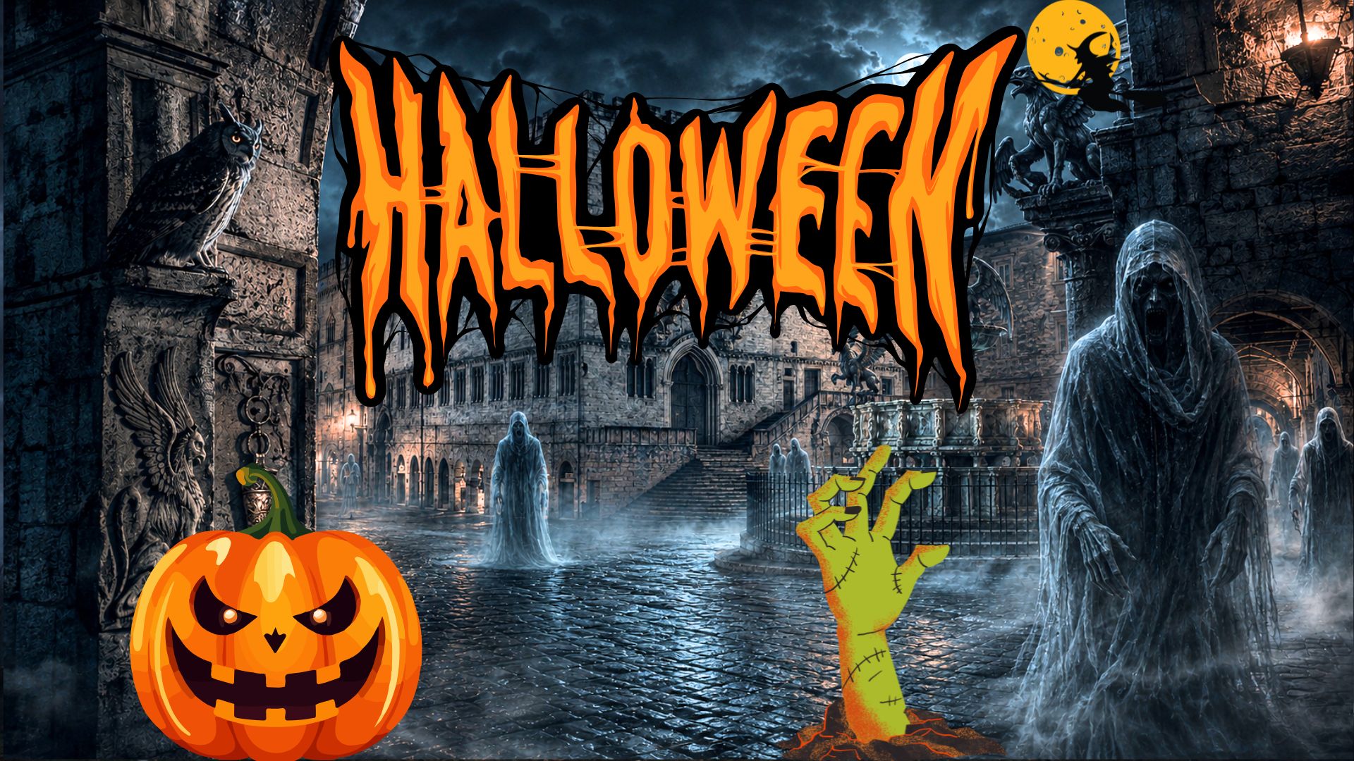 Halloween a Perugia: Fantasmi Inquieti, Grifi ingrifati, Templari, Civette e Quadrivi