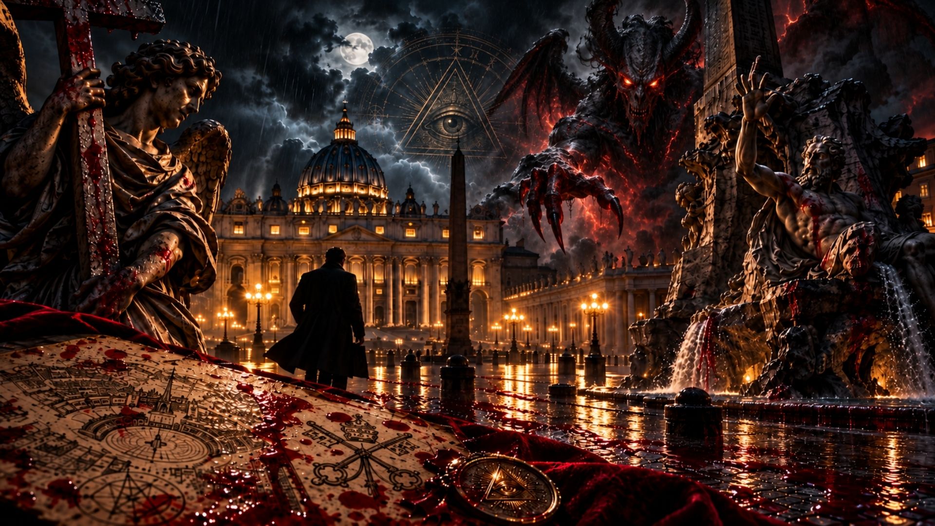 Angeli e Demoni: sulle Tracce degli Illuminati nella Roma dei Misteri e degli Enigmi